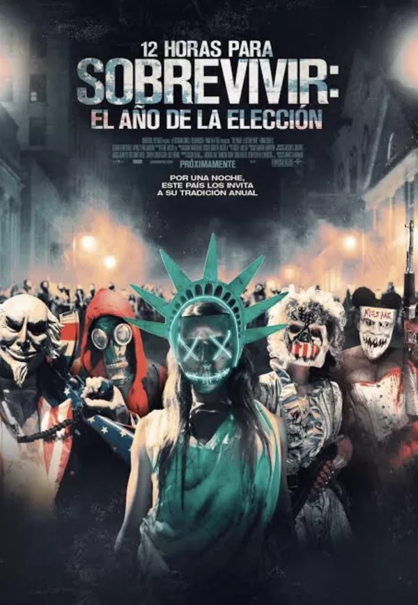 Poster de 12 horas para sobrevivir: el año de la elección
