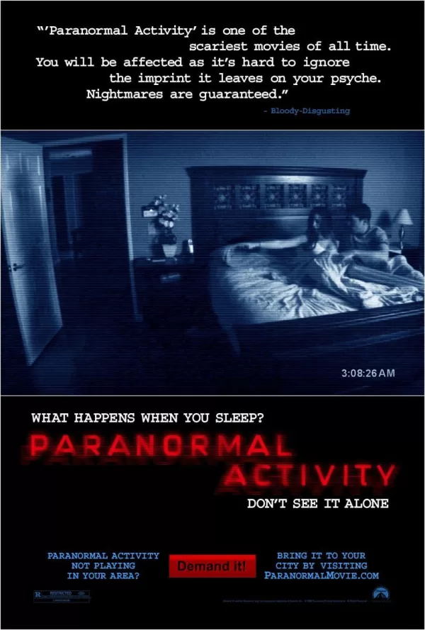 Poster de Actividad Paranormal