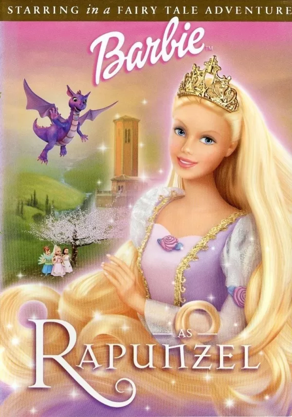 Poster de Barbie como Rapunzel