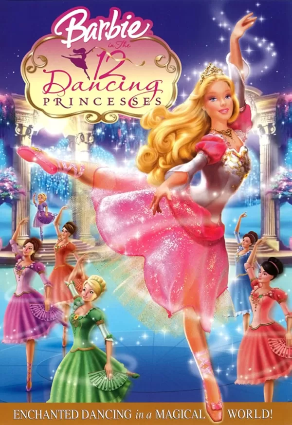 Poster de Barbie en Las 12 princesas bailarinas
