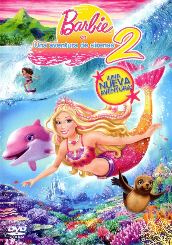 Poster de Barbie en una aventura de sirenas 2