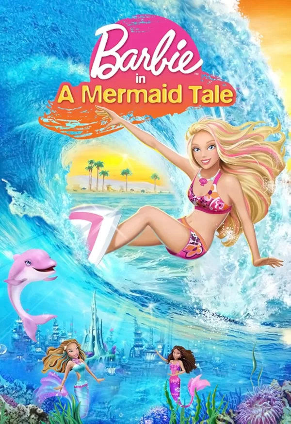Poster de Barbie en una aventura de sirenas