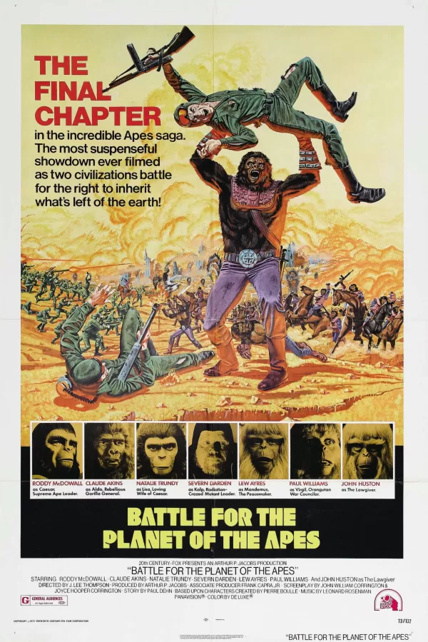 Poster de Batalla por el Planeta de los Simios
