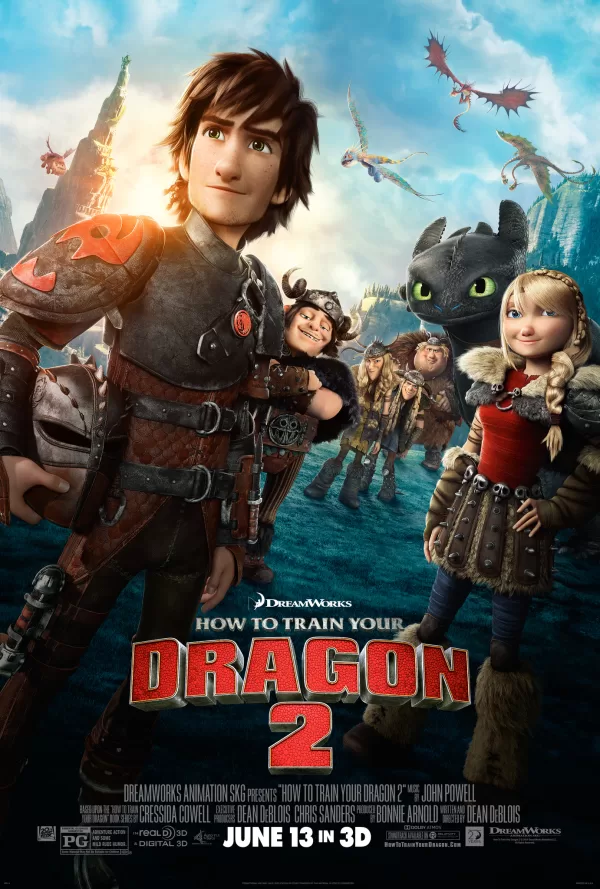 Poster de Cómo entrenar a tu dragón 2