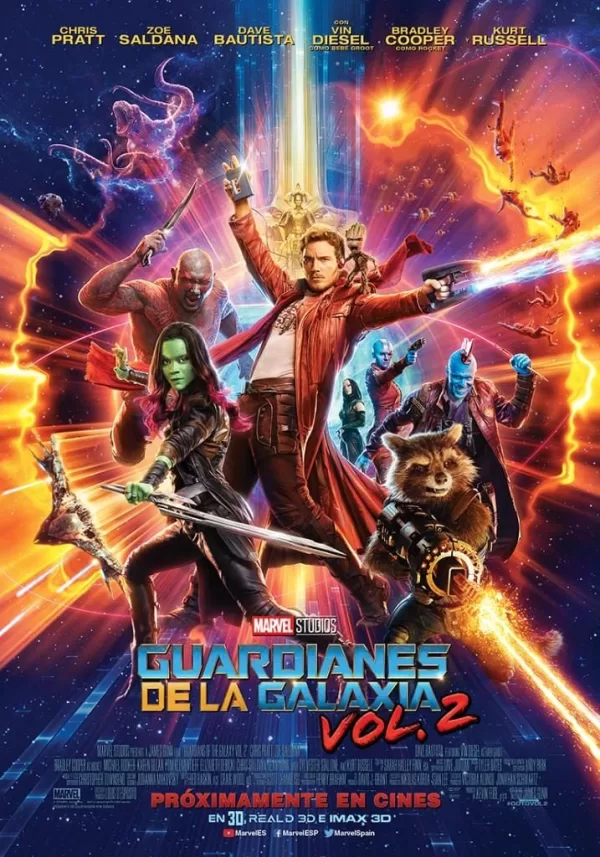 Poster de Guardianes de la Galaxia Vol. 2