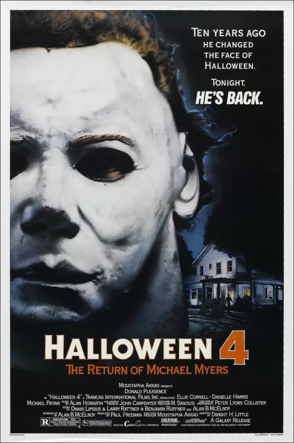 Poster de Halloween 4: El regreso de Michael Myers
