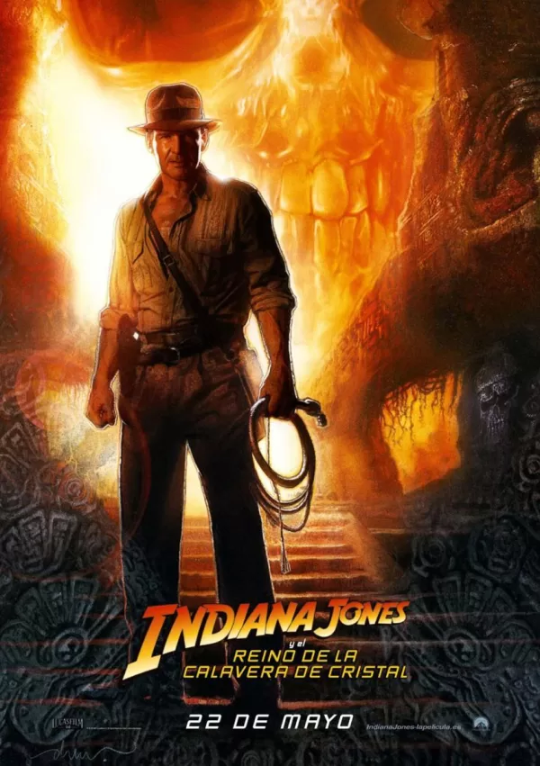 Poster de Indiana Jones y el reino de la calavera de cristal