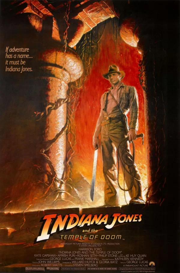 Poster de Indiana Jones y el templo de la perdición