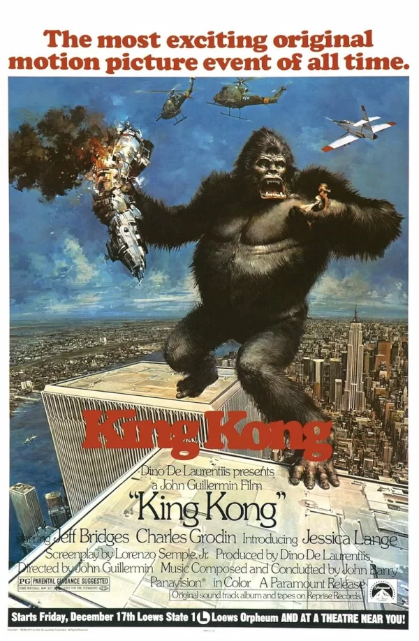Poster de la saga King Kong: El remake