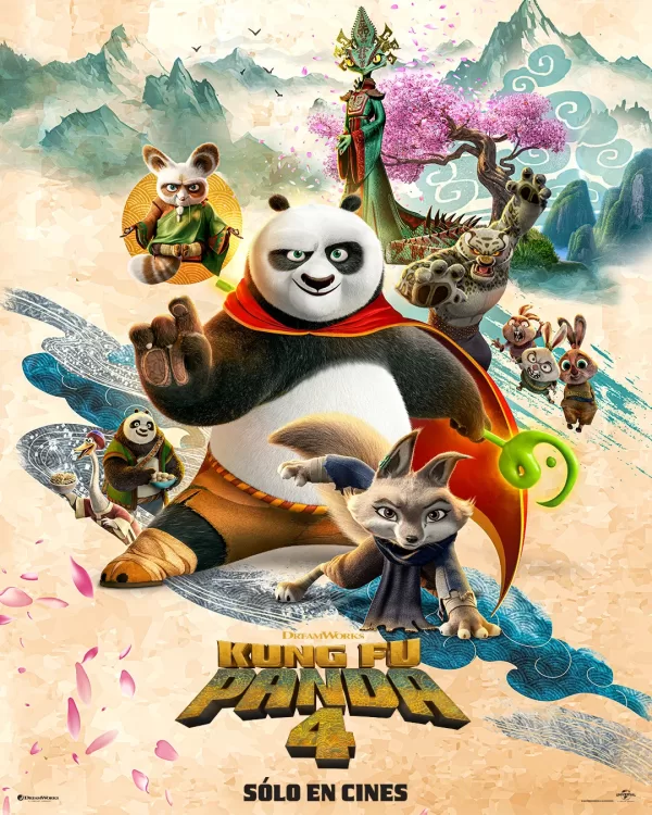 Poster de Kung Fu Panda 4