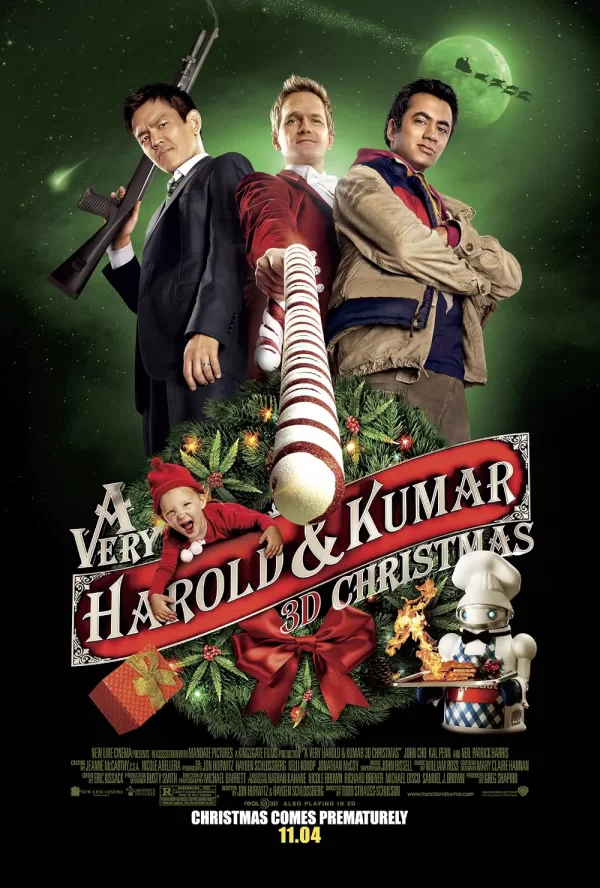 Poster de La Navidad de Harold y Kumar