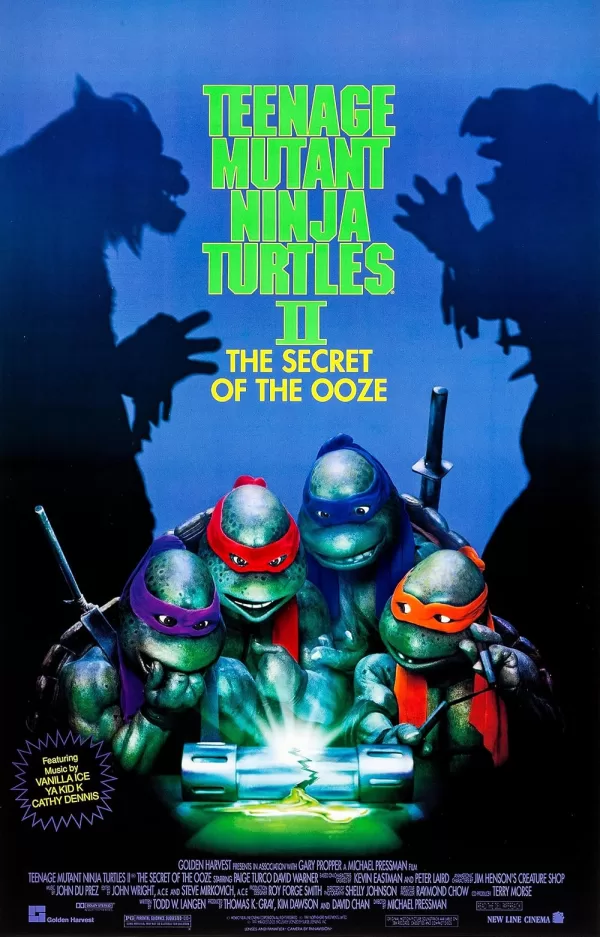 Poster de Las Tortugas Ninja II: El secreto del Ooze