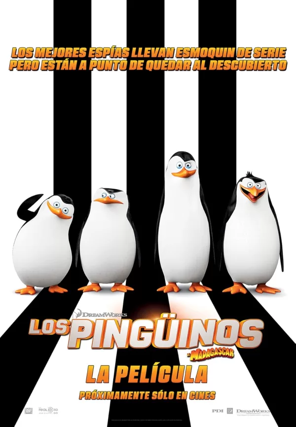 Poster de Los pingüinos de Madagascar: La película