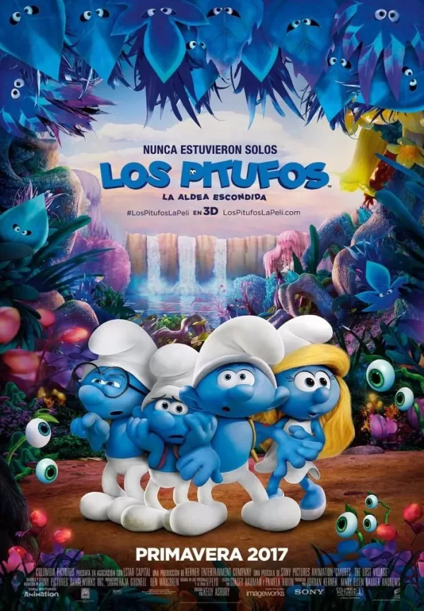 Poster de Los pitufos en la aldea perdida