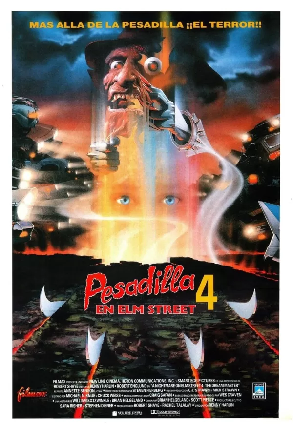 Poster de Pesadilla en Elm Street 4: El amo del sueño