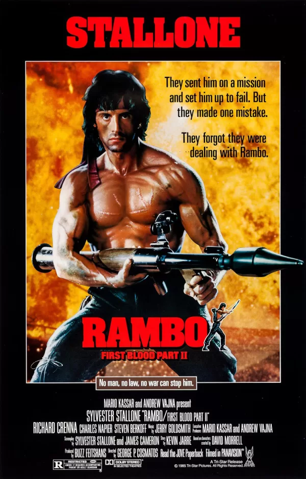 Poster de Rambo: First Blood Part II