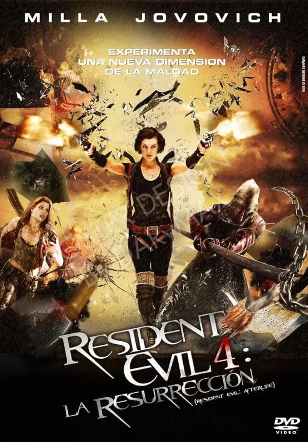 Poster de Resident Evil 4: La Resurrección
