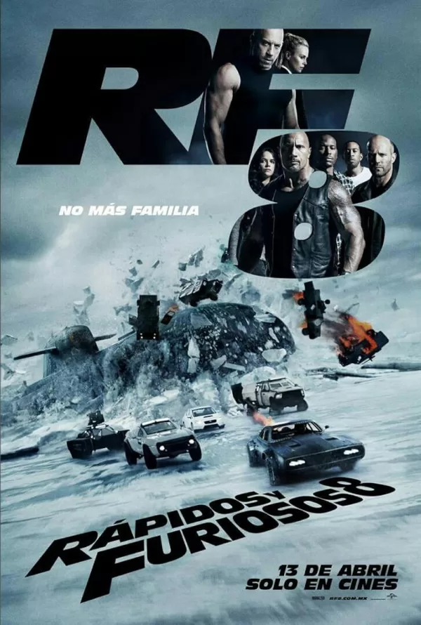 Poster de Rápidos y Furiosos 8