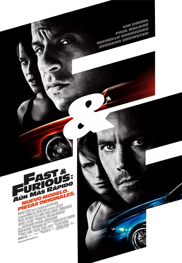 Poster de Rápidos y Furiosos 4