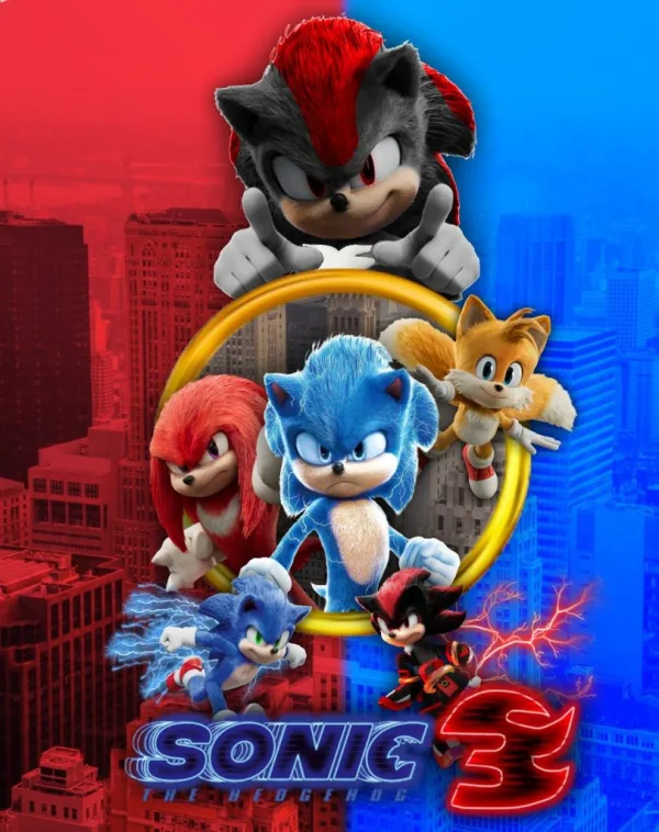 Poster de Sonic 3: La película