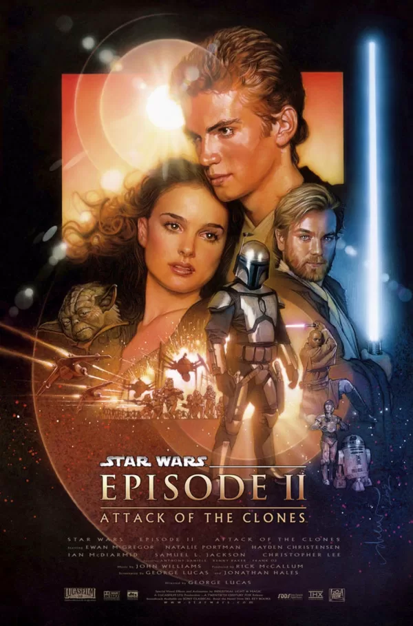 Poster de Star Wars: Episodio II - El ataque de los clones
