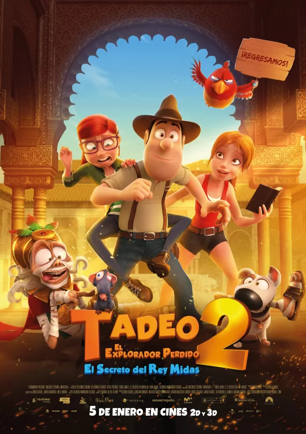 Poster de Tadeo Jones 2: El secreto del rey Midas