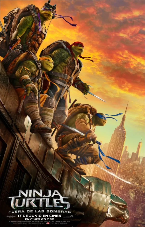 Poster de Tortugas Ninja 2: Fuera de las sombras