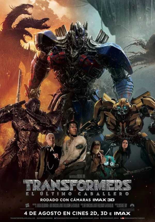 Poster de Transformers: el último caballero