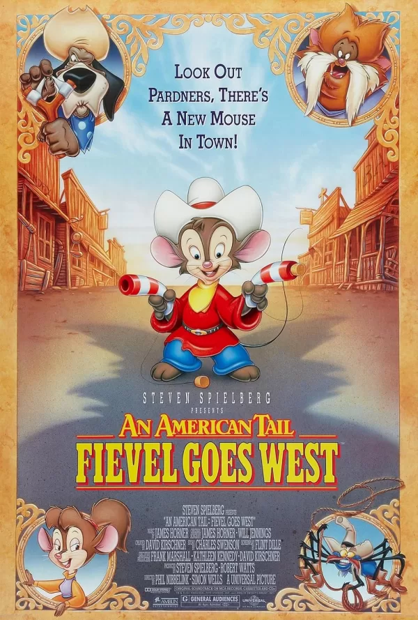 Poster de Un cuento americano: Fievel va al Oeste
